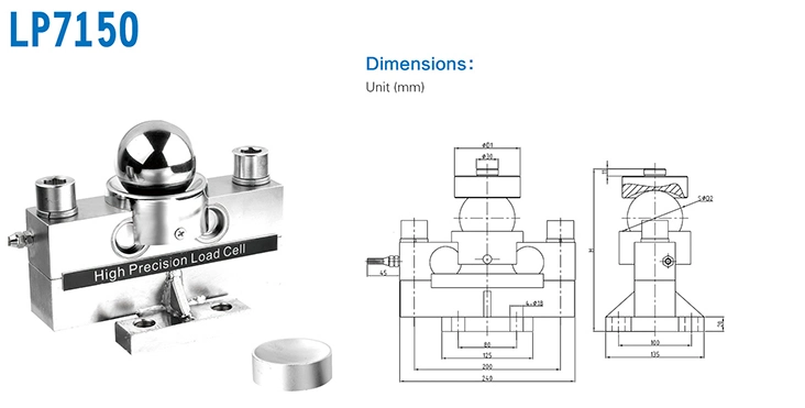 China Zemic Hm9b OIML Approval Truck Scale Load Cell