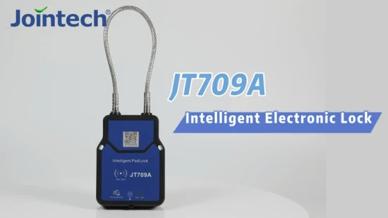 Jointech Jt709A Logística Aduaneira Rastreador Inteligente Cadeado Recipiente de Carga Rastreamento GPS Remoto Bloqueio de Vedação RFID